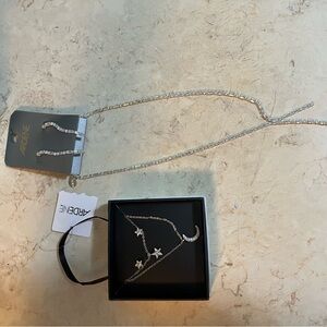 Ardene Silver Celestial Necklace Set